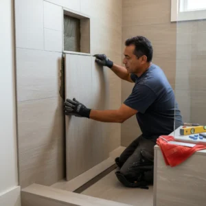 custom shower remodel